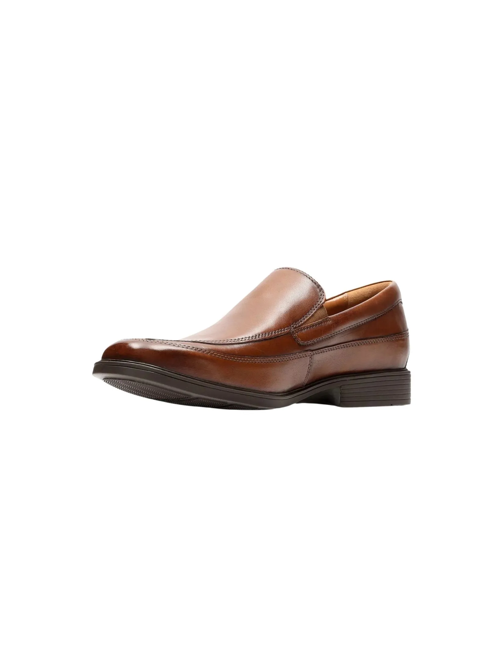 CLARKS TILDEN FREE Dark Tan Leather Men’s Leather Loafers