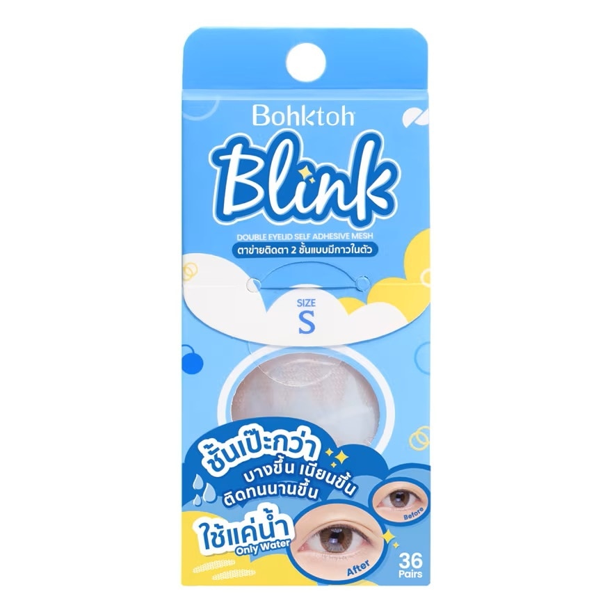 Bohktoh Blink Mesh Double Eyelid Sticker (Size S) 36 Pairs