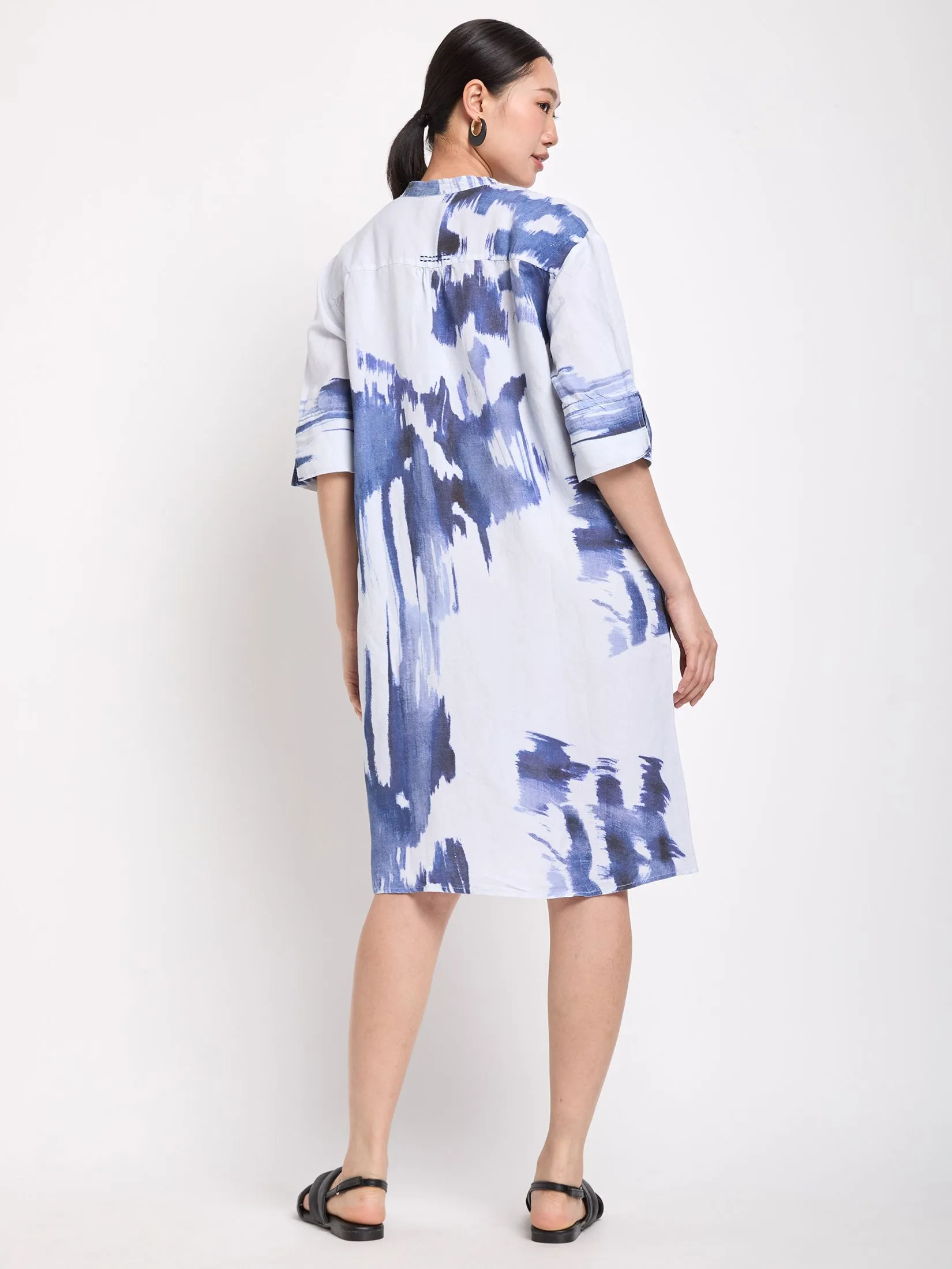 SIMPLICITY Women Dress Short Sleeves Printed