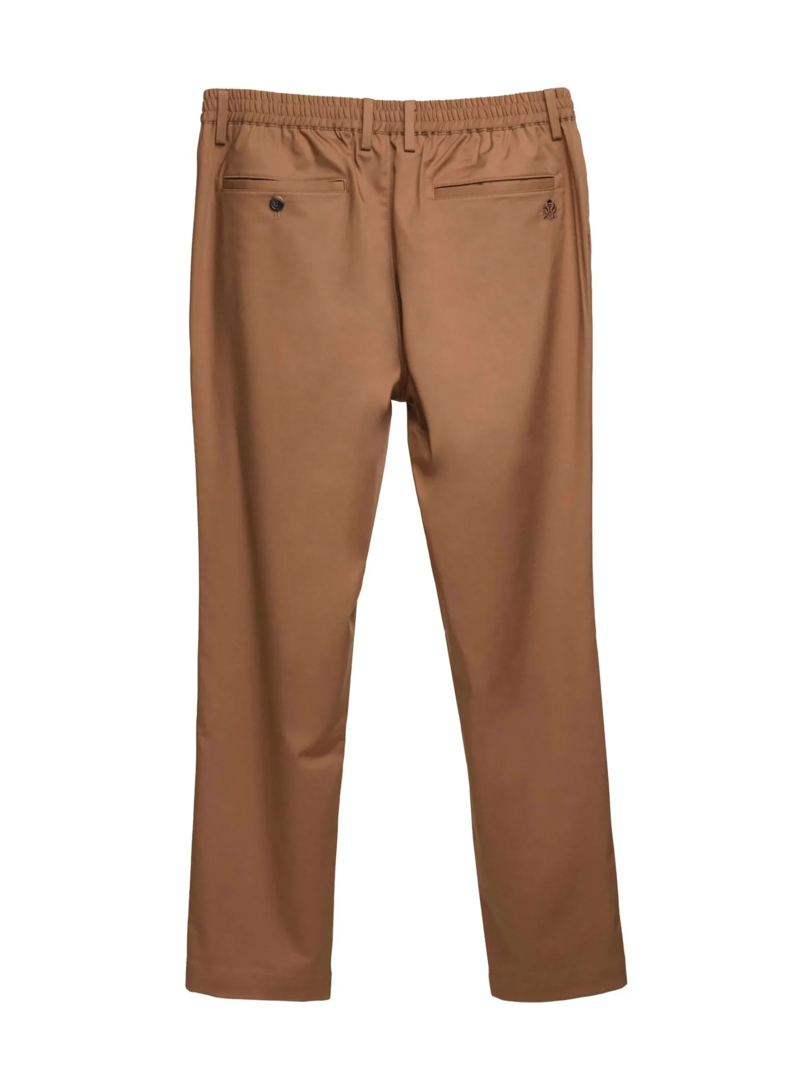 TAKEO KIKUCHI MEN BROWN TWILL UV PROTECTION ELEPHAR EASY PANTS