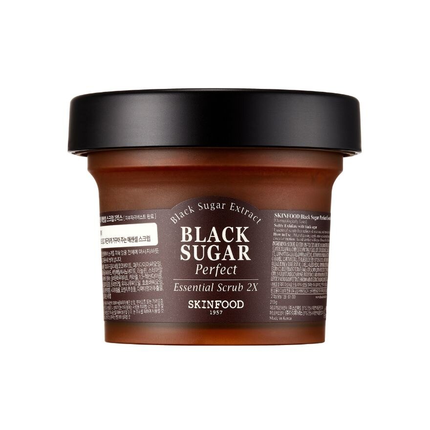 Skinfood Scrub Black Sugar Perfect Essential 2X 100 G. - Brown