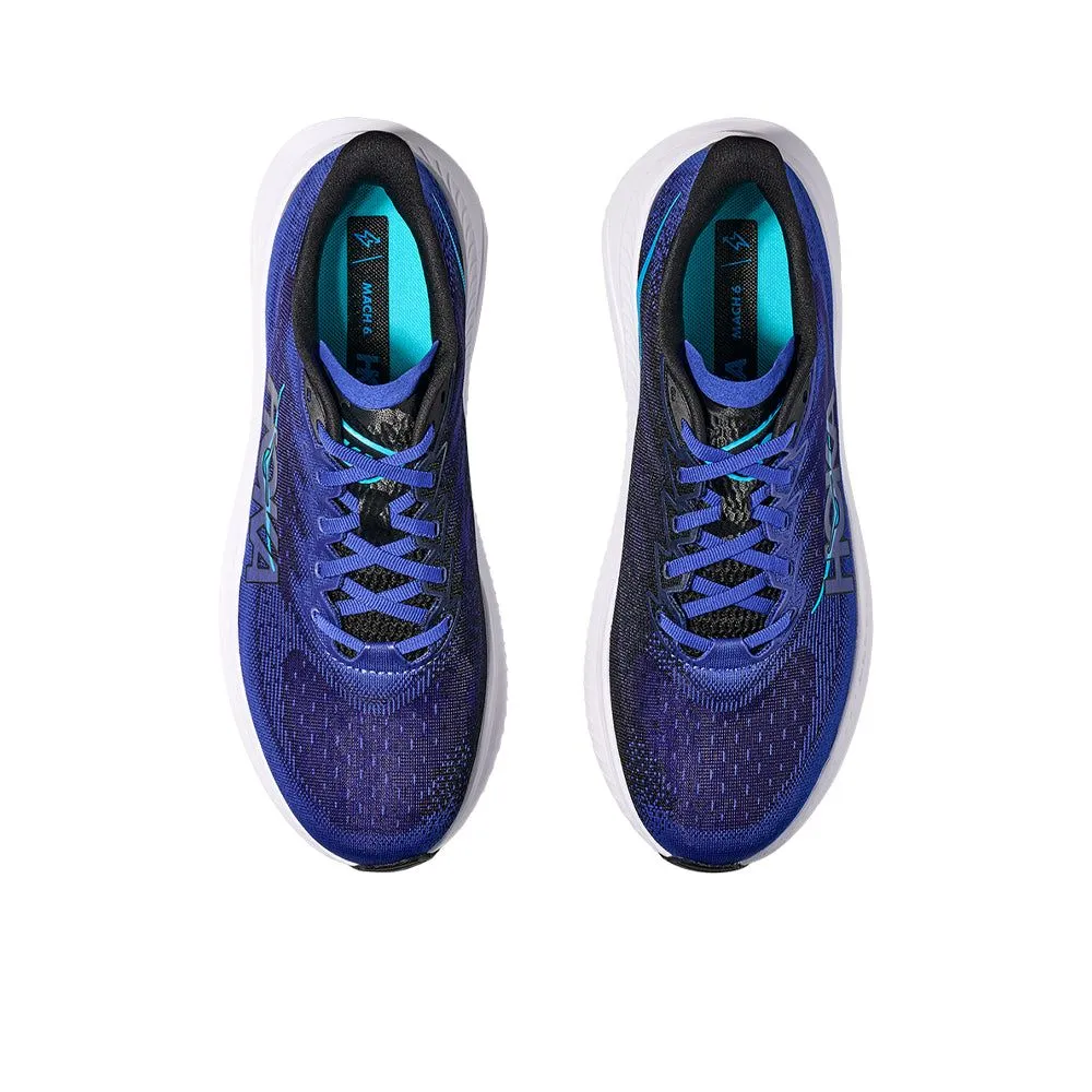 HOKA Men Running Shoes Mach 6 Wide Black - HO229SH124ELTH