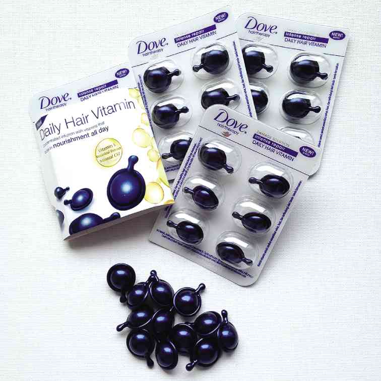 Масляные капсулы для кончиков волос Dove