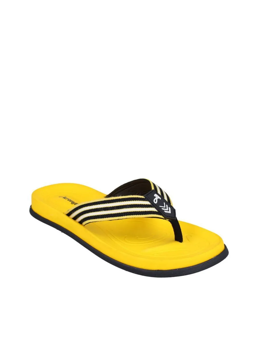 AEROSOFT Unisex Flip Flops Touring - Yellow Size - 37 EU