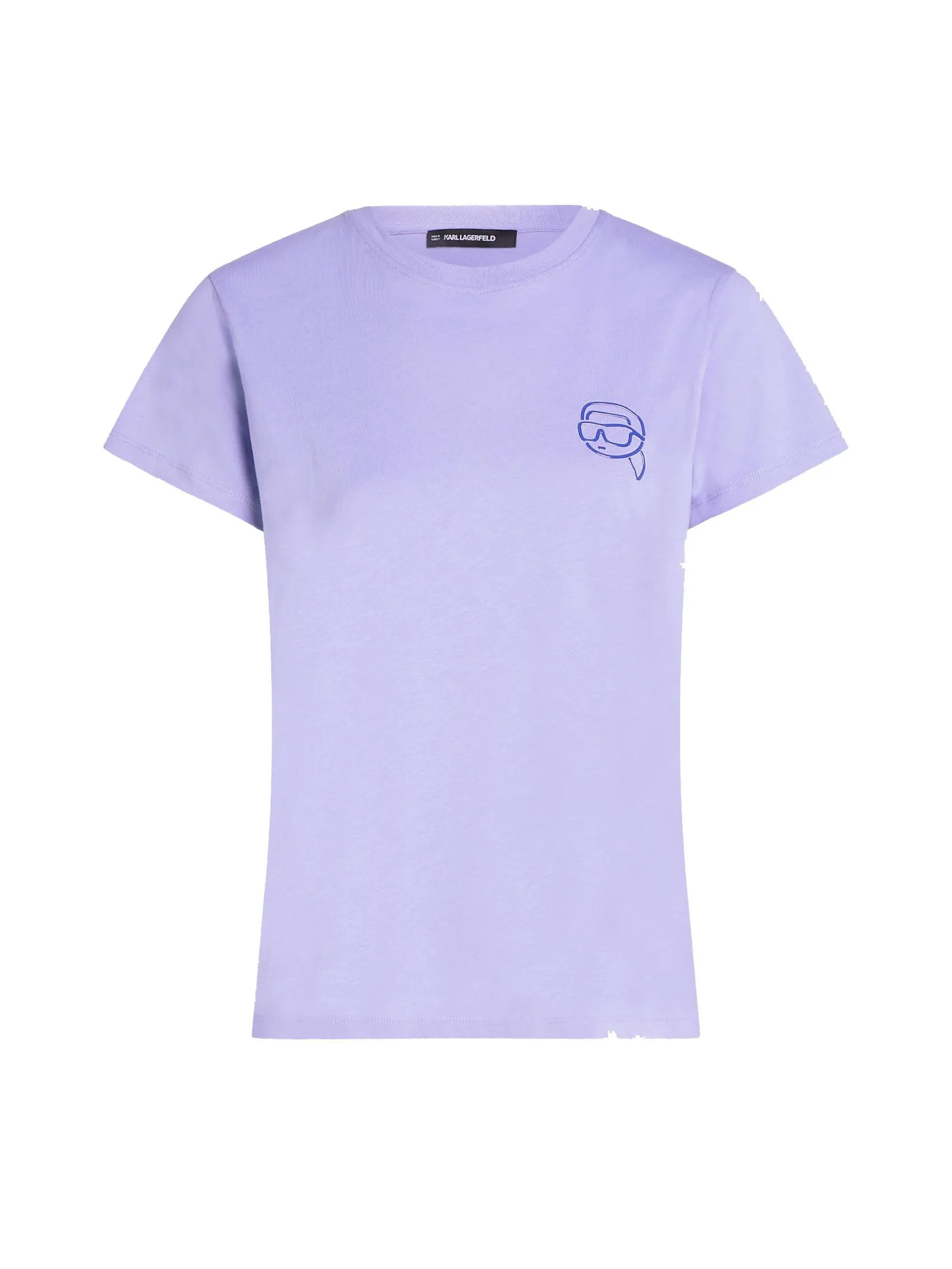 KARL LAGERFELD IKONIK 2.0 JELLY T-SHIRT SWEET LAVENDER Size - M