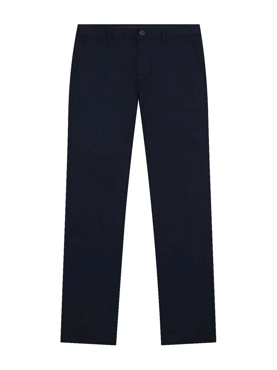 GIORDANO Men's Cotton Spandex Low Rise Skinny Taper Pants Signature navy