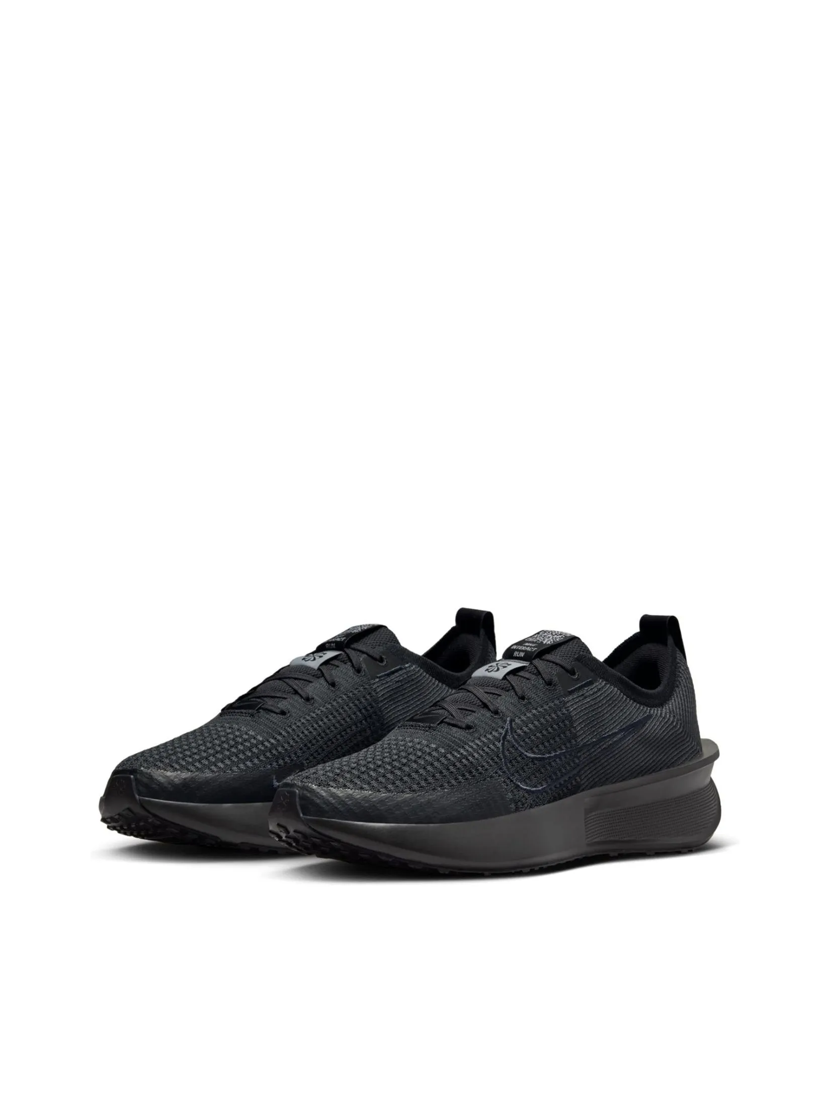 NIKE Men Running Shoes Interact Run Black/Anthracite-Wolf Grey