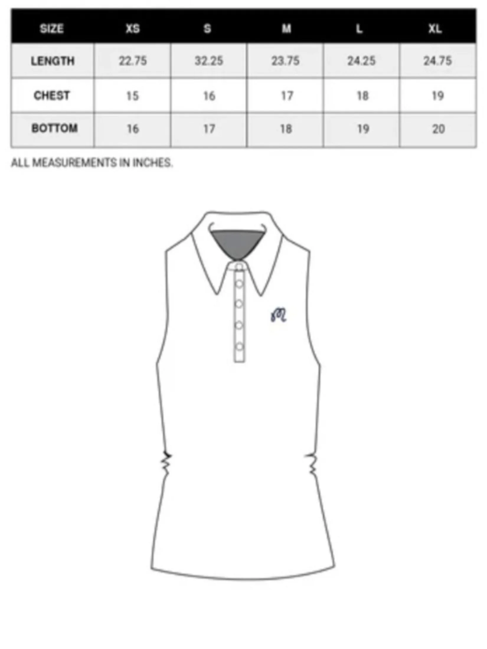 MALBON GOLF EVERGREEN MATCH POINT SLEEVELESS MOCKNECK IN BLACK