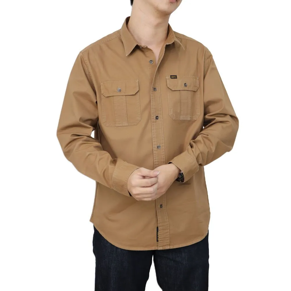 BOVY BBS3871 -SHIRT BASIC SLIM KHAKI
