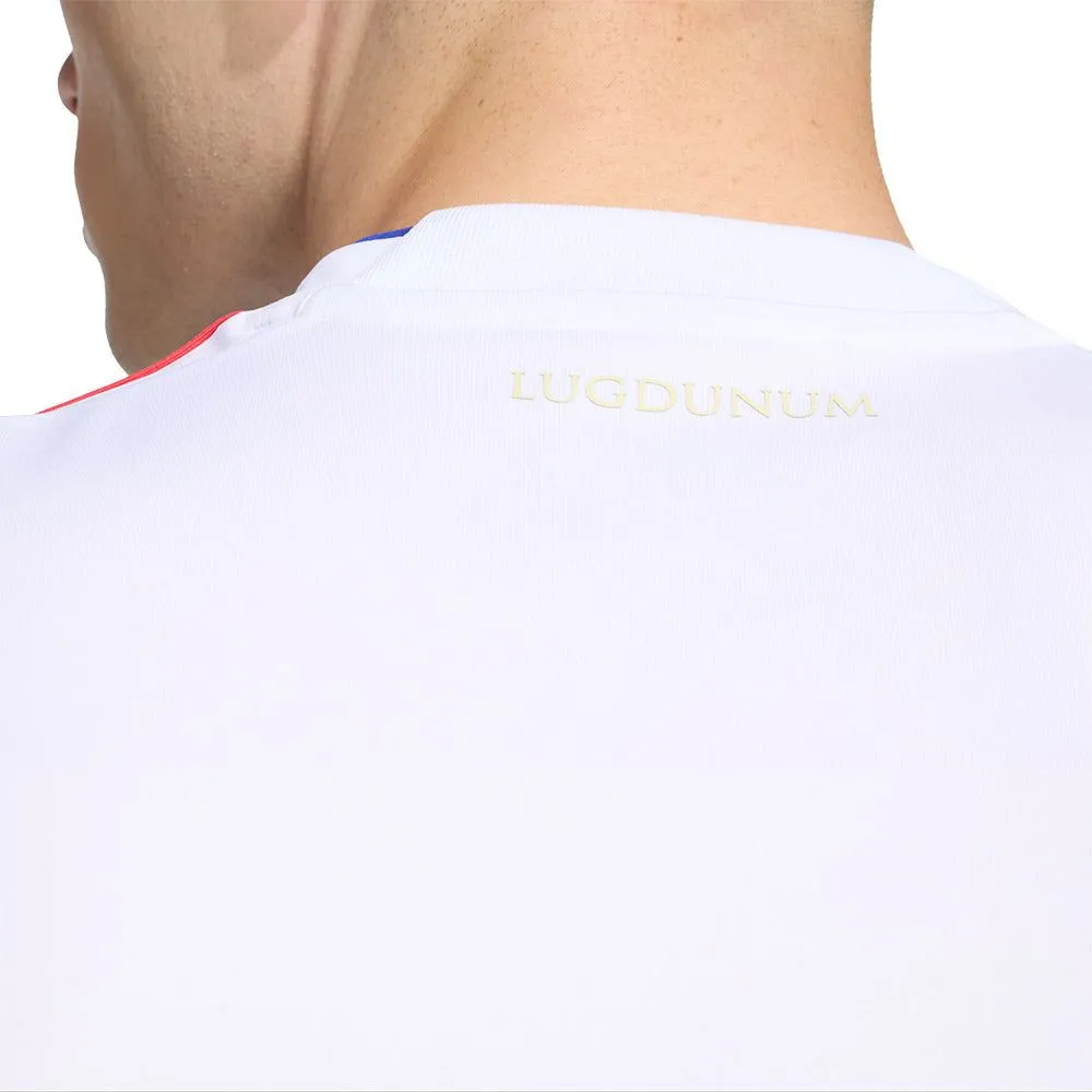 ADIDAS Men Olympique Lyonnais Home 2025/26 Jersey White - AD001AP730EMTH