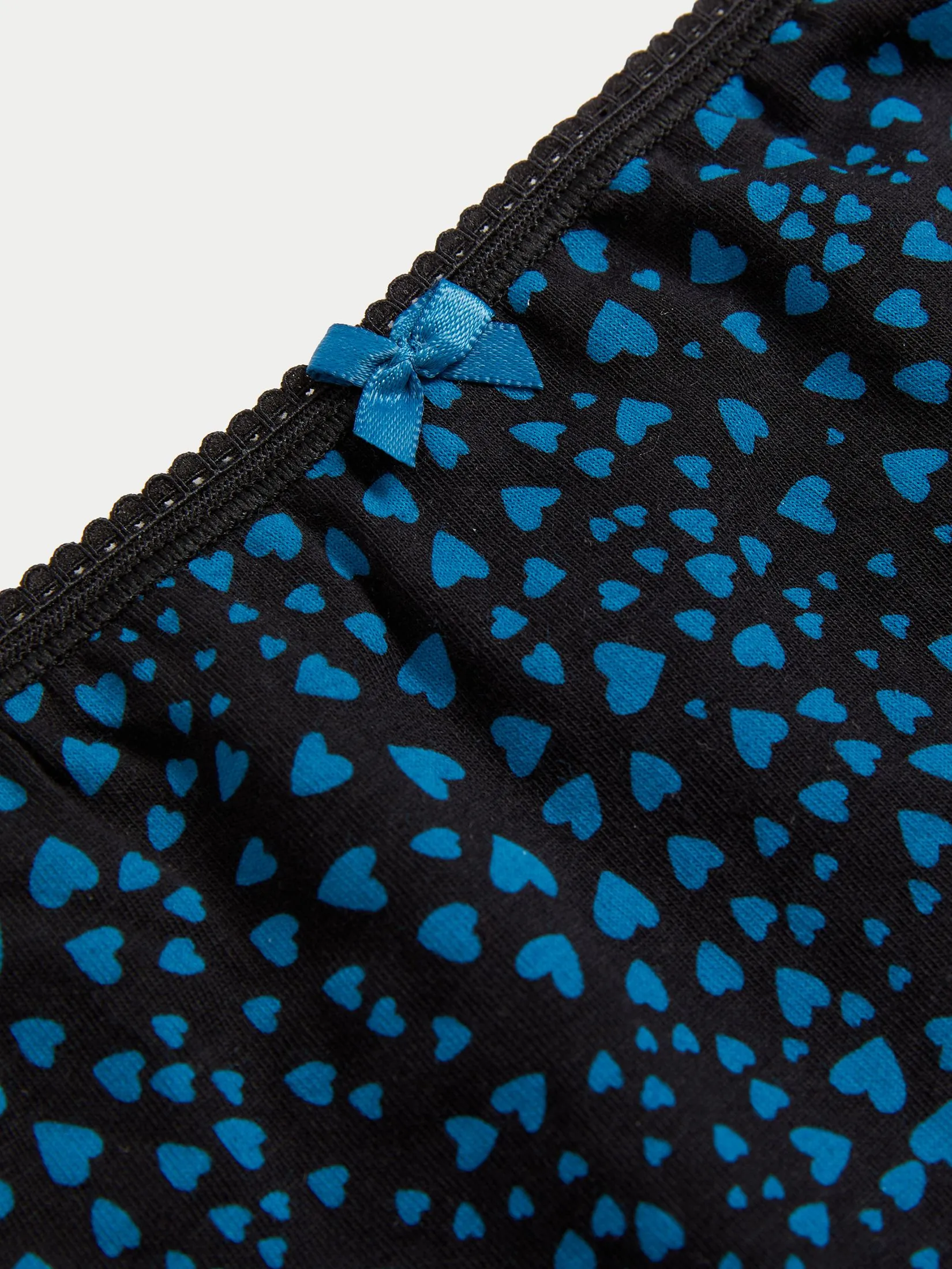 MARKS & SPENCER Women Bikini Knickers Cotton Lycra 5 Pk Multi-Color