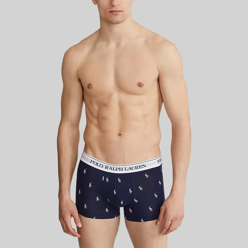 POLO RALPH LAUREN Underwear TRUNKS-Classic Stretch-Cotton Trunk 3-Pack MAPOUND0S720252 410 NAVY-410