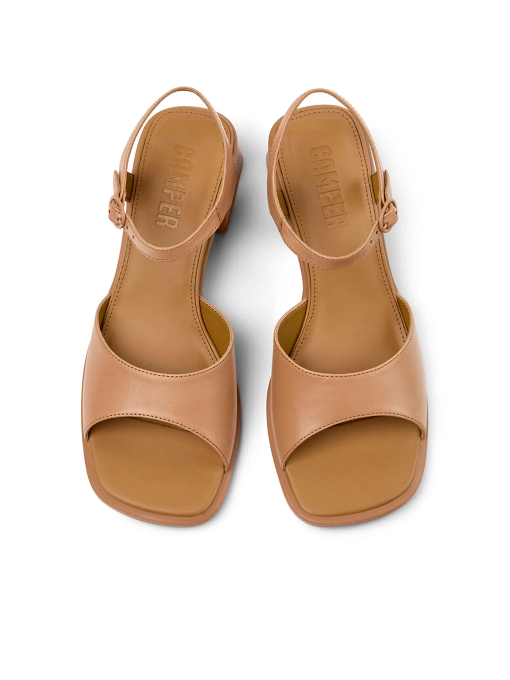 CAMPER Women Heels Shoes Kora Sandal Nude