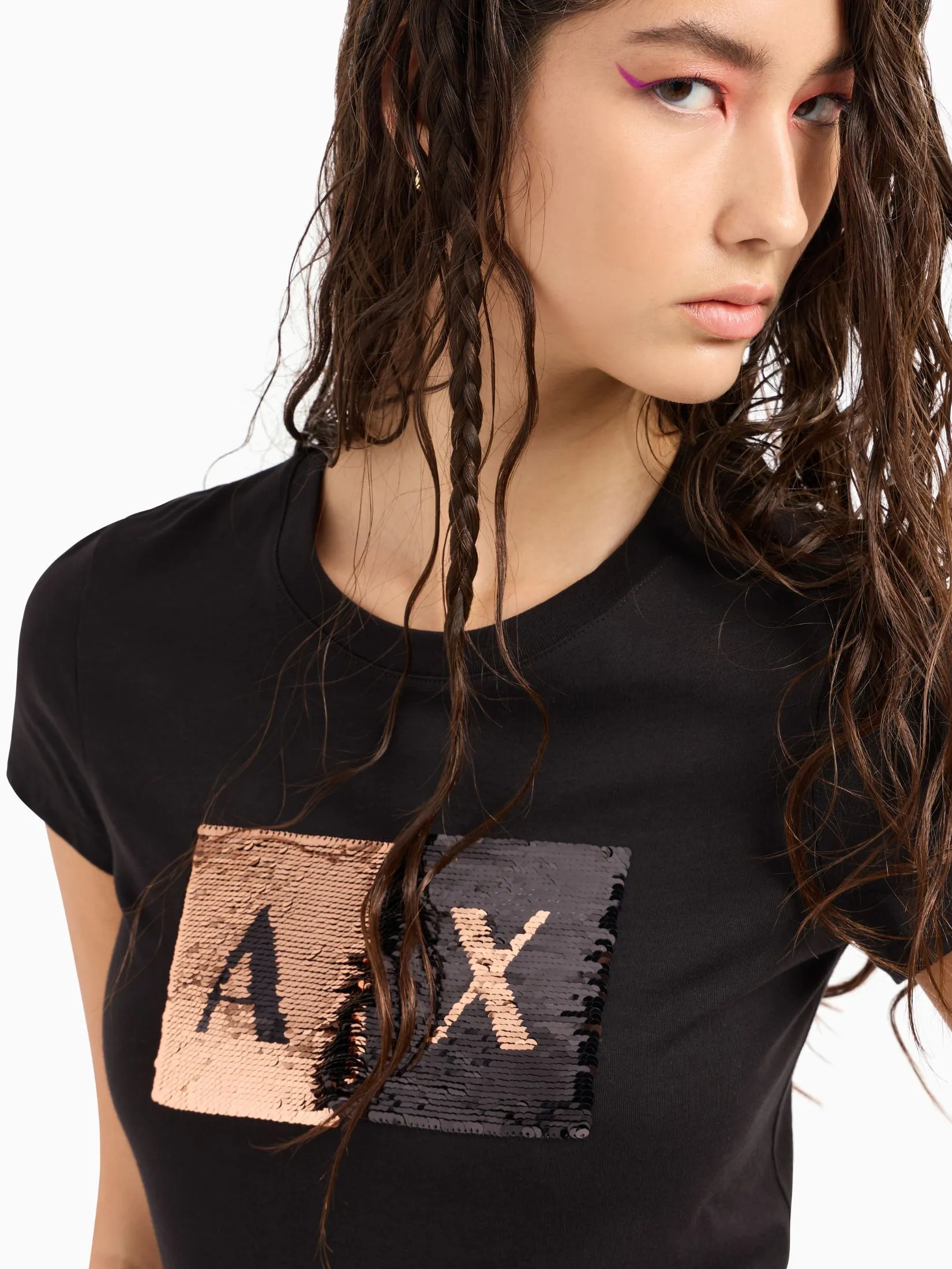 ARMANI EXCHANGE Tee Women 8NYTDL-YJ73Z-6231 Gold