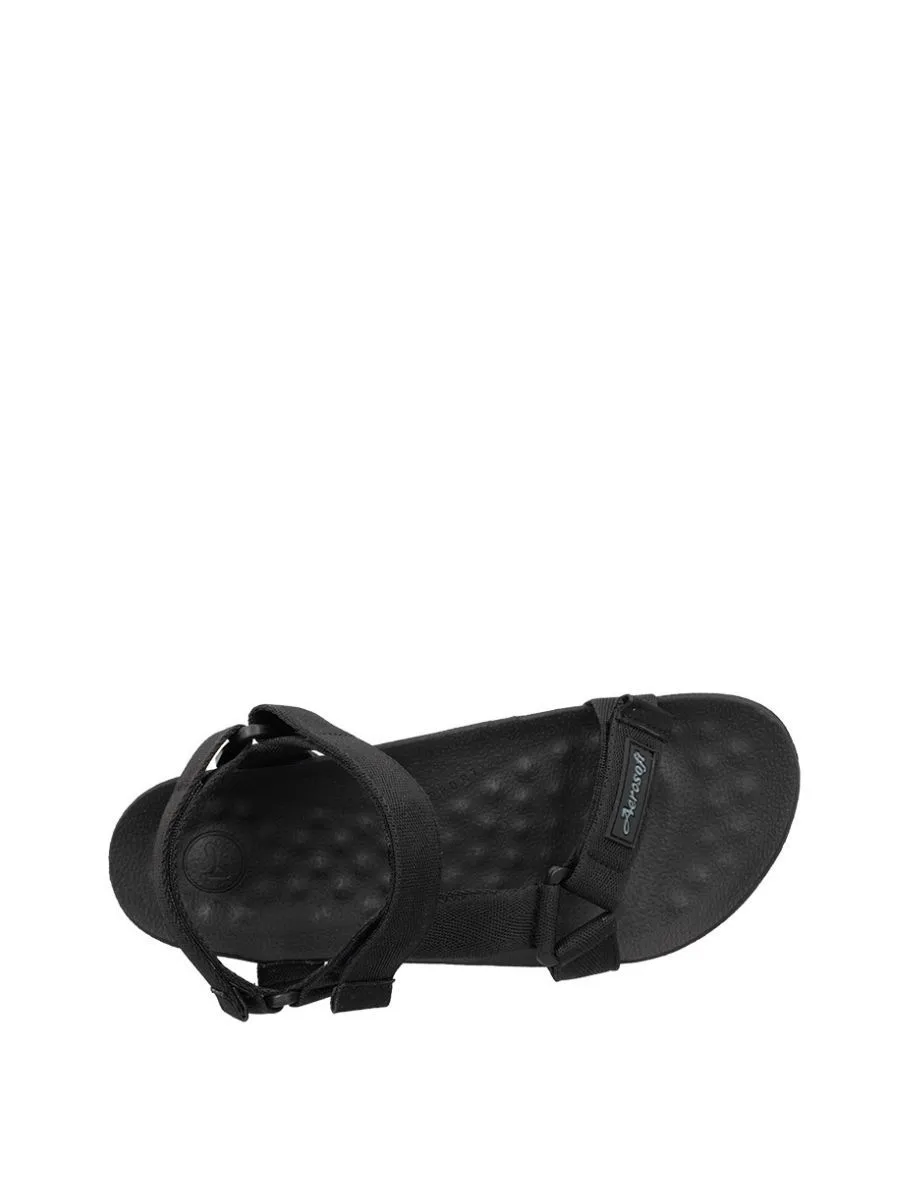 AEROSOFT Unisex Sandals Extra Soft A2 - Black