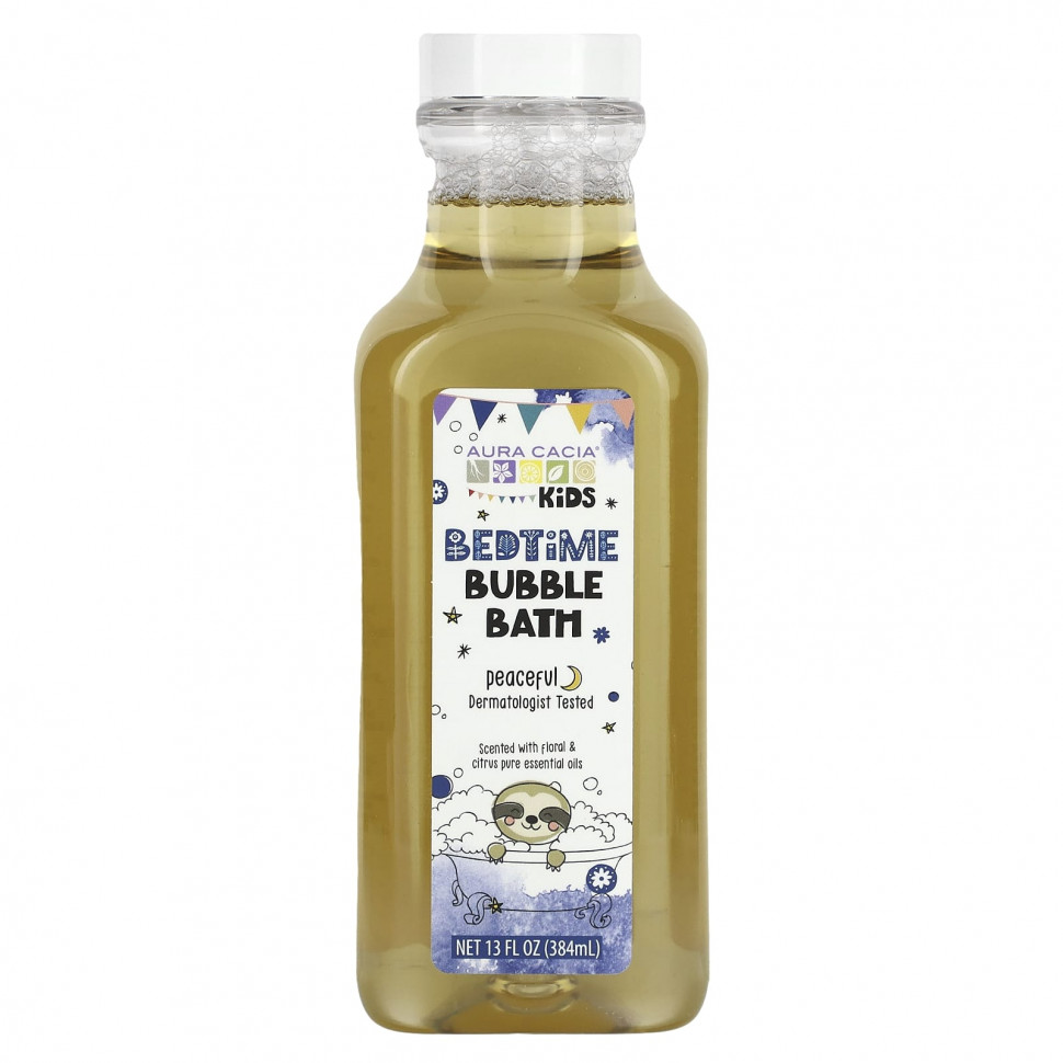 Aura Cacia, Kids, пенная ванна перед сном, 384 мл (13 жидк. Унций)