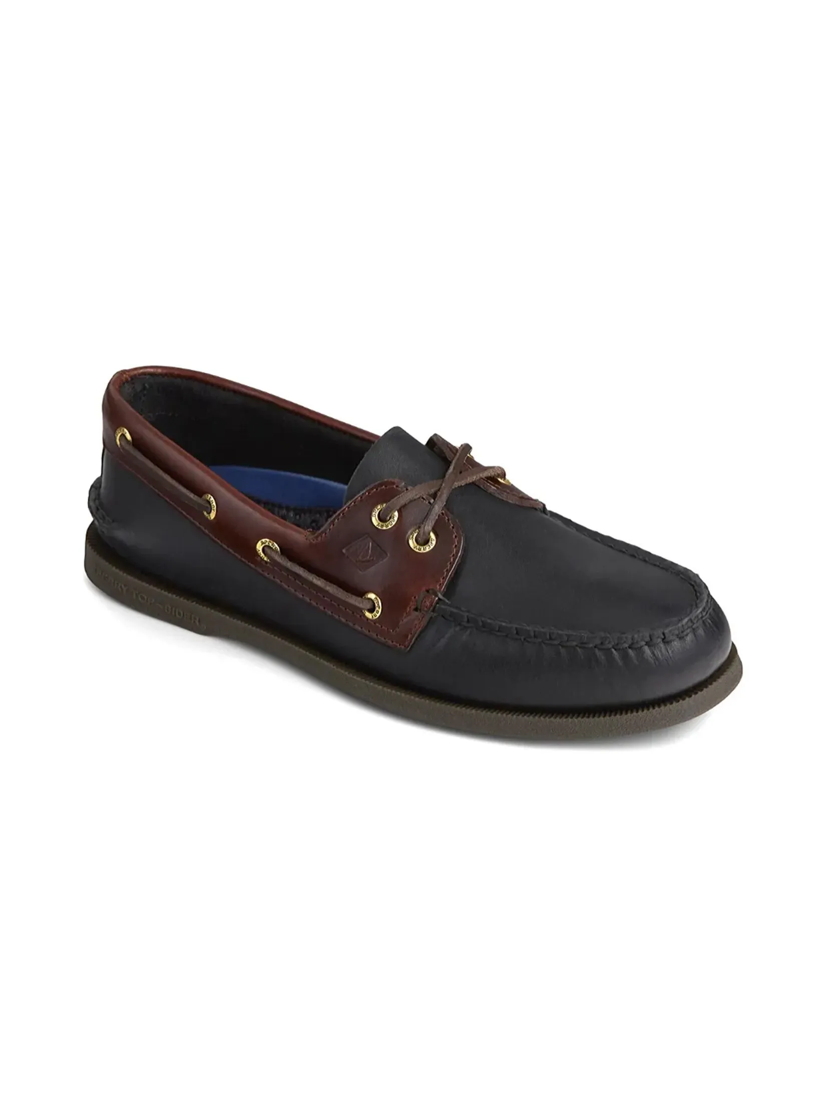 SPERRY MEN BLACK/AMARETTO A/O 2-EYE