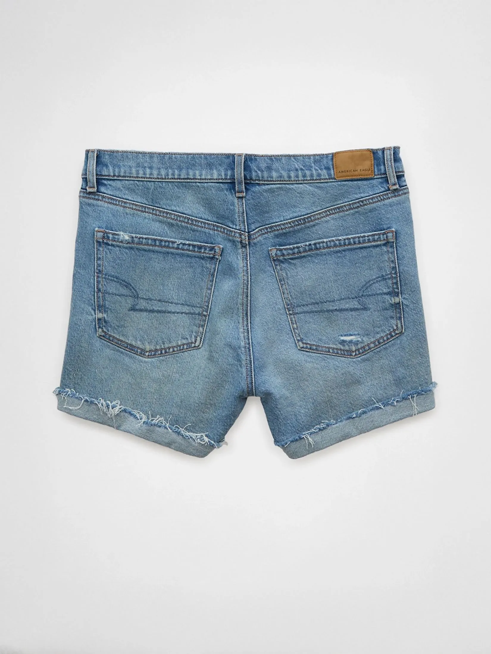 AMERICAN EAGLE WOMEN 4" EX-BOYFRIEND SHORT 851 CLASSIC MEDIUM