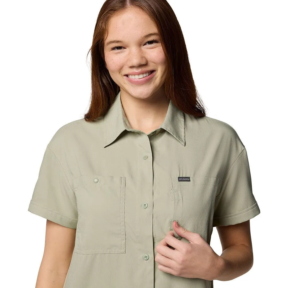 COLUMBIA Women Shirt Silver Ridge Utility™ Short Sleeve Green - CO399AP824EKTH