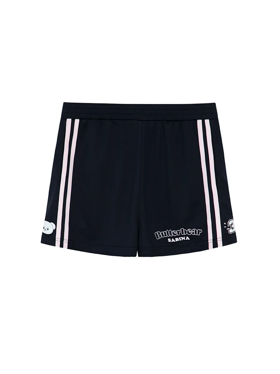 SABINA Butterbear x Sabina Unisex Sport Shorts - Dark Blue