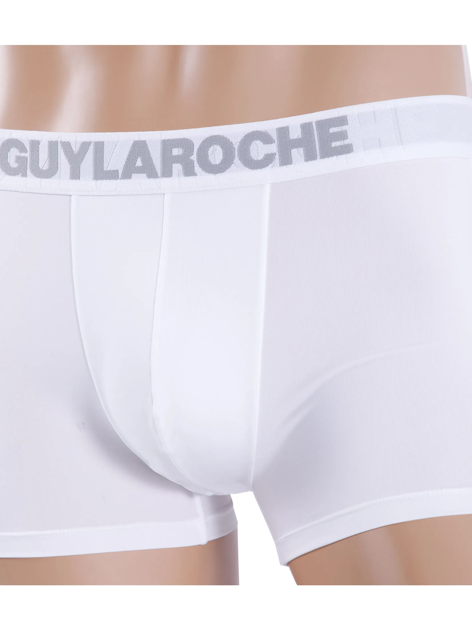 GUY LAROCHE INNERWEAR Men’s Underwear Cool Active Trunk – 1-Pack, White (JUU5949S5WH)