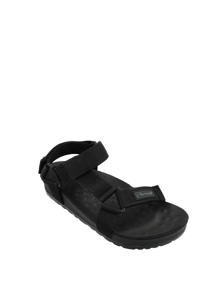 AEROSOFT Unisex Sandals Extra Soft A2 - Black