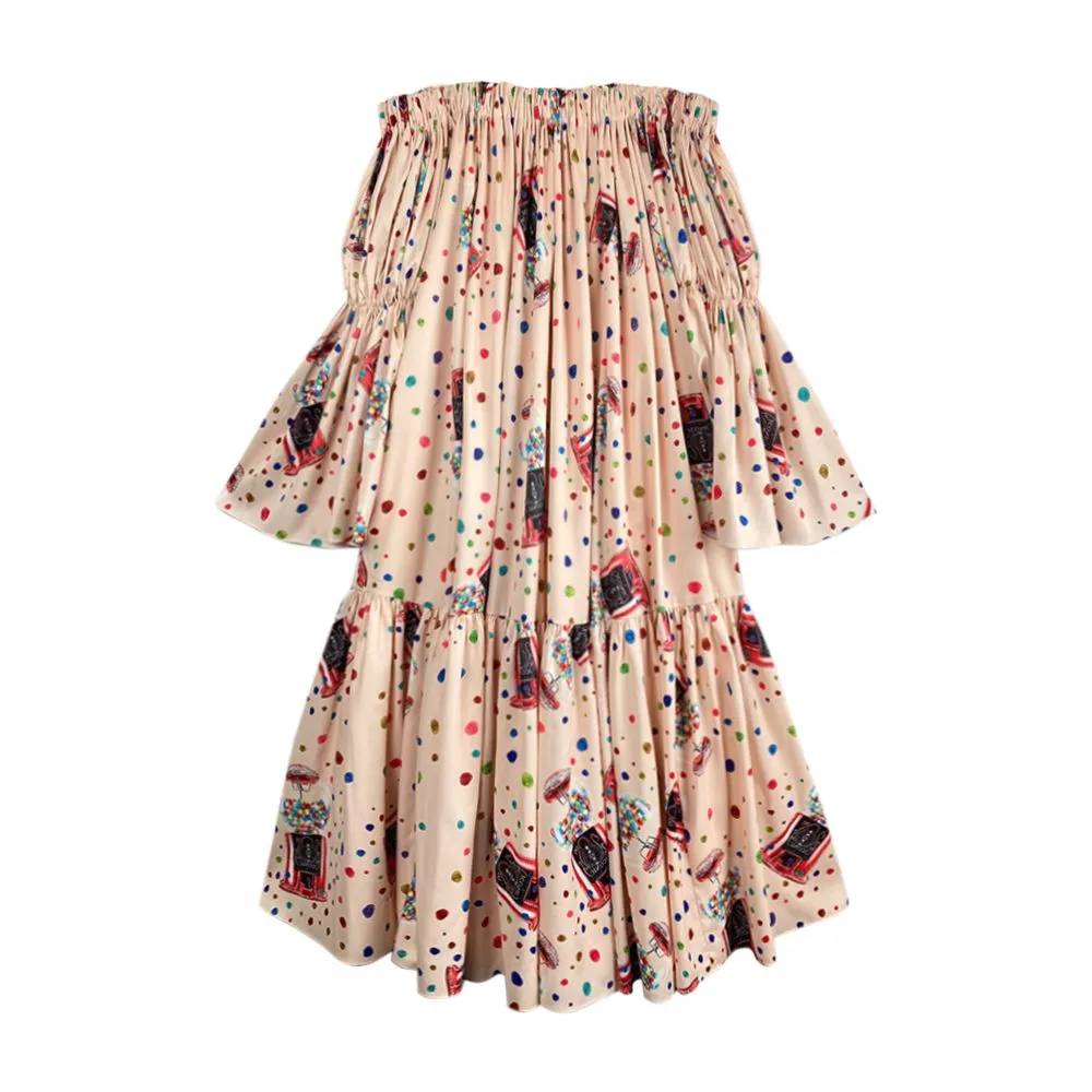 ICONIC CREAM ALABASTER DRESS