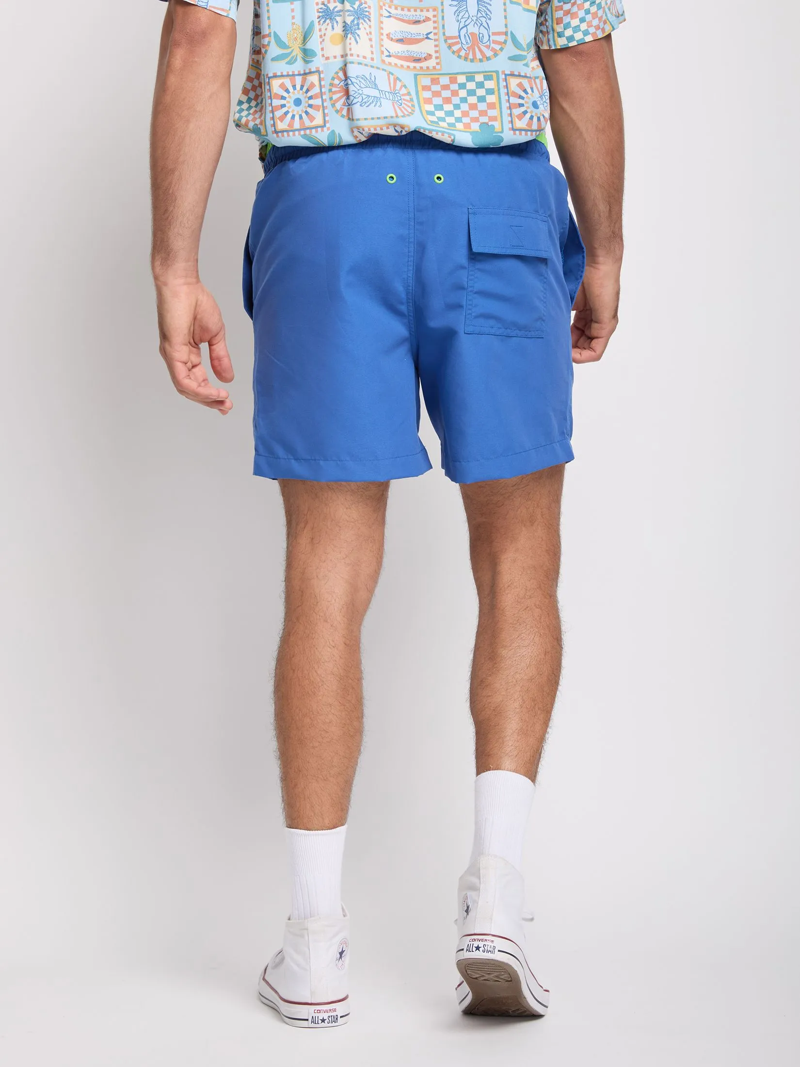 DEFRY 01 Men Shorts Adjustable Strap Back Pocket