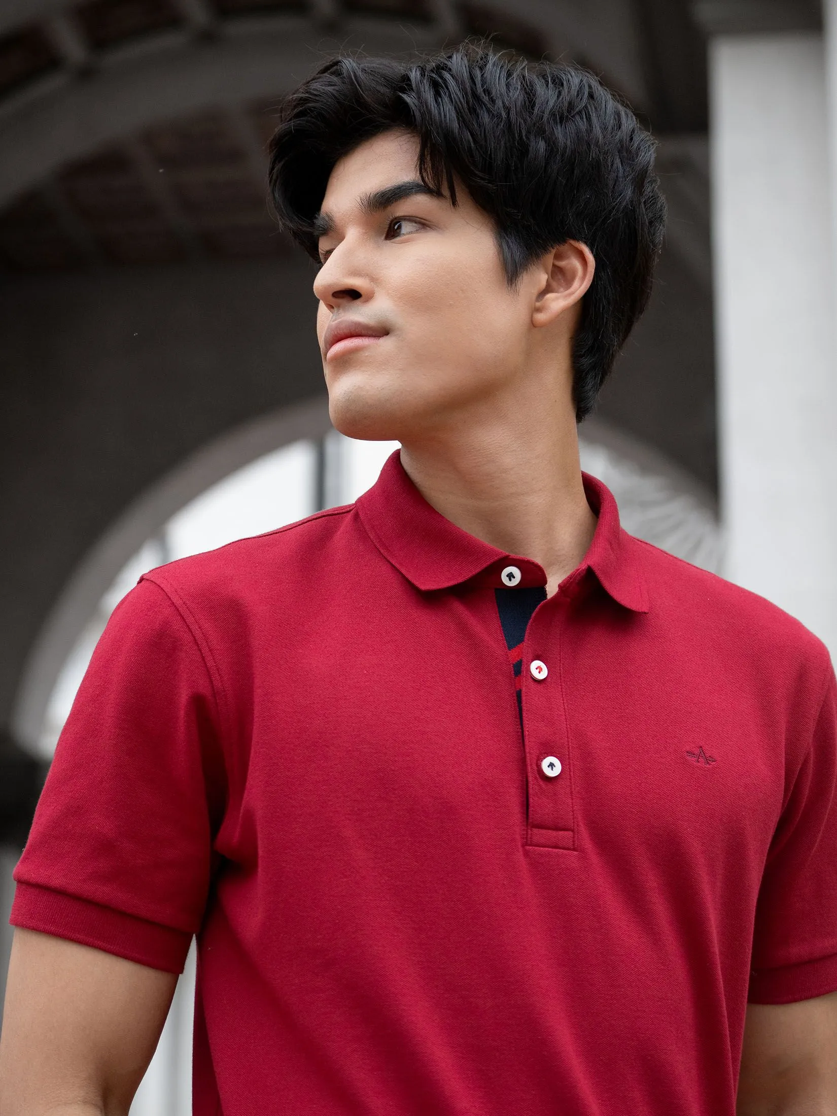 ARROW Polo shirt Smart style MPCM872-MR red