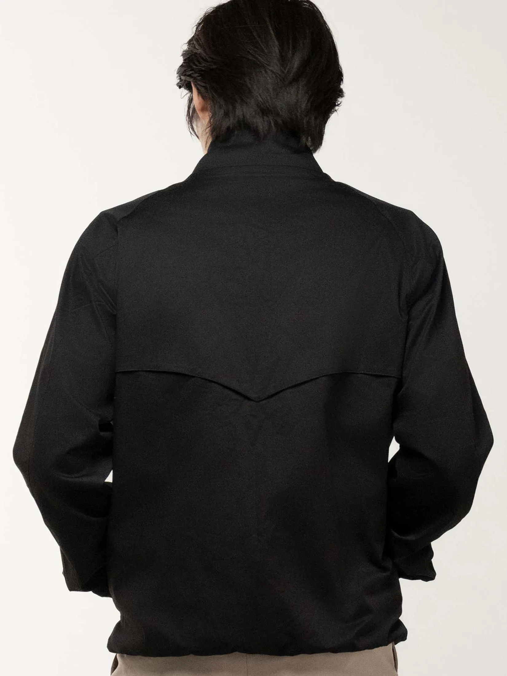 ERA-WON Harrington Jacket – Regular Fit in Black