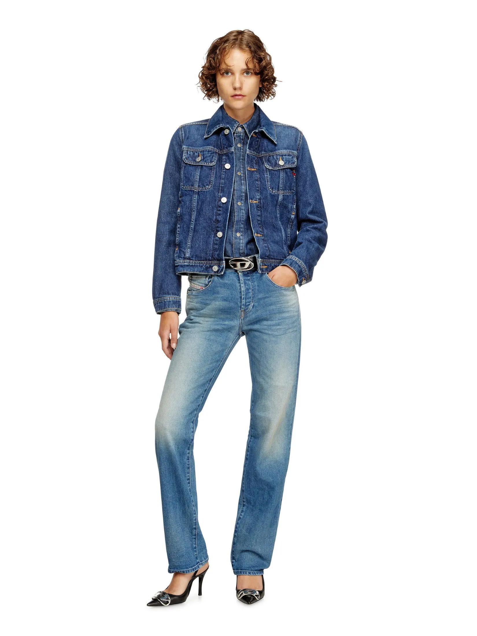 DIESEL Women Jeans Pants 1989 D-MINE L.30 TROUSERS Others Blue