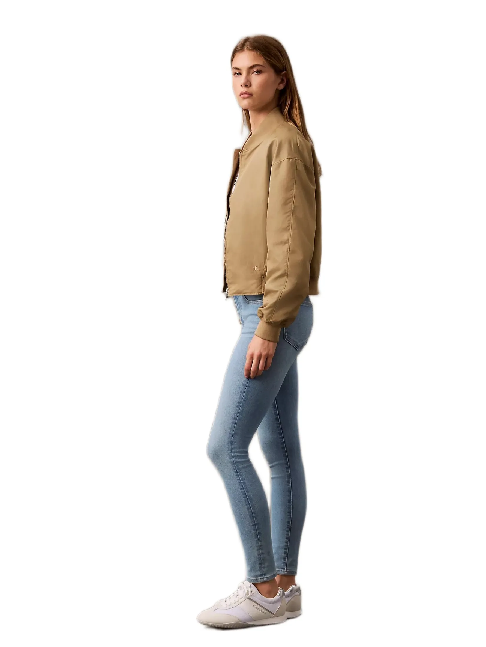 CALVIN KLEIN Women s High Rise Skinny Fit Jeans Light blue