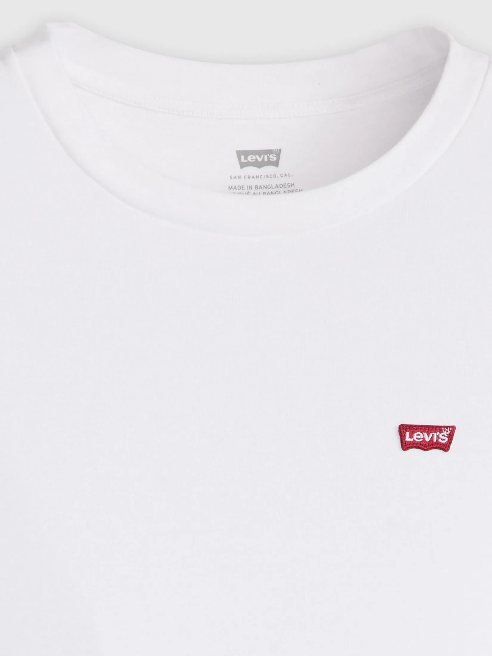 LEVI'S Women's Essential Housemark Short-Sleeve Tee White