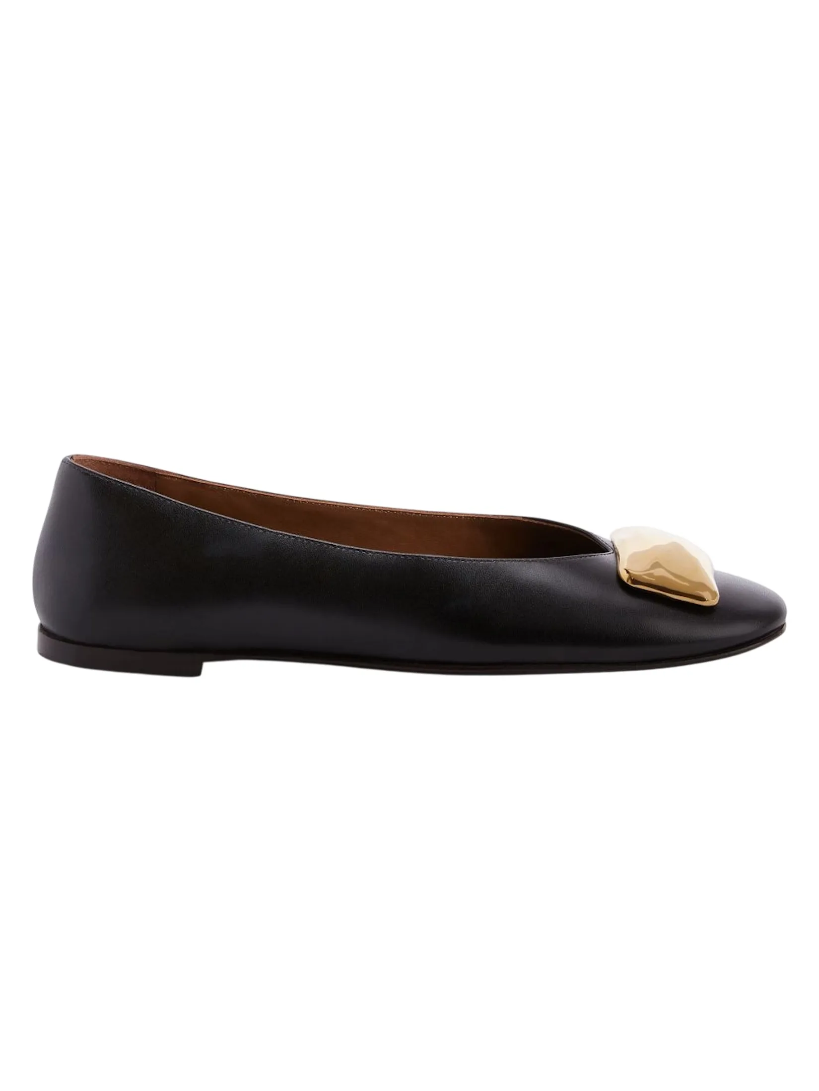 GIUSEPPE ZANOTTI Women Ballets and flats THE GEORGIA STONE NERO
