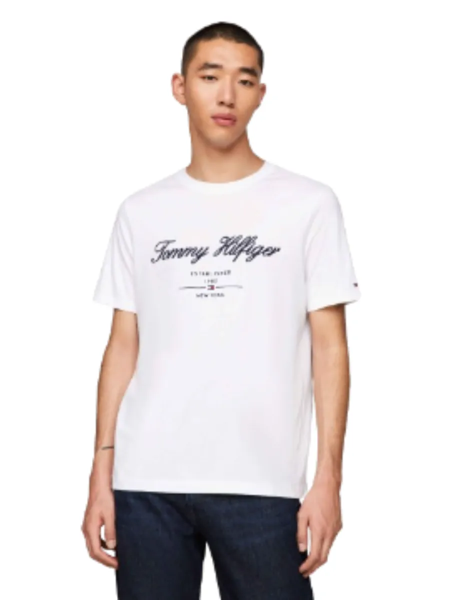 TOMMY HILFIGER MEN TEE WHITE