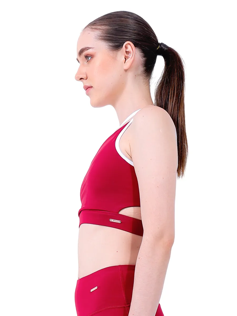 VANESSE Red VNS CANDY SWEET SPORT BRA (029064)