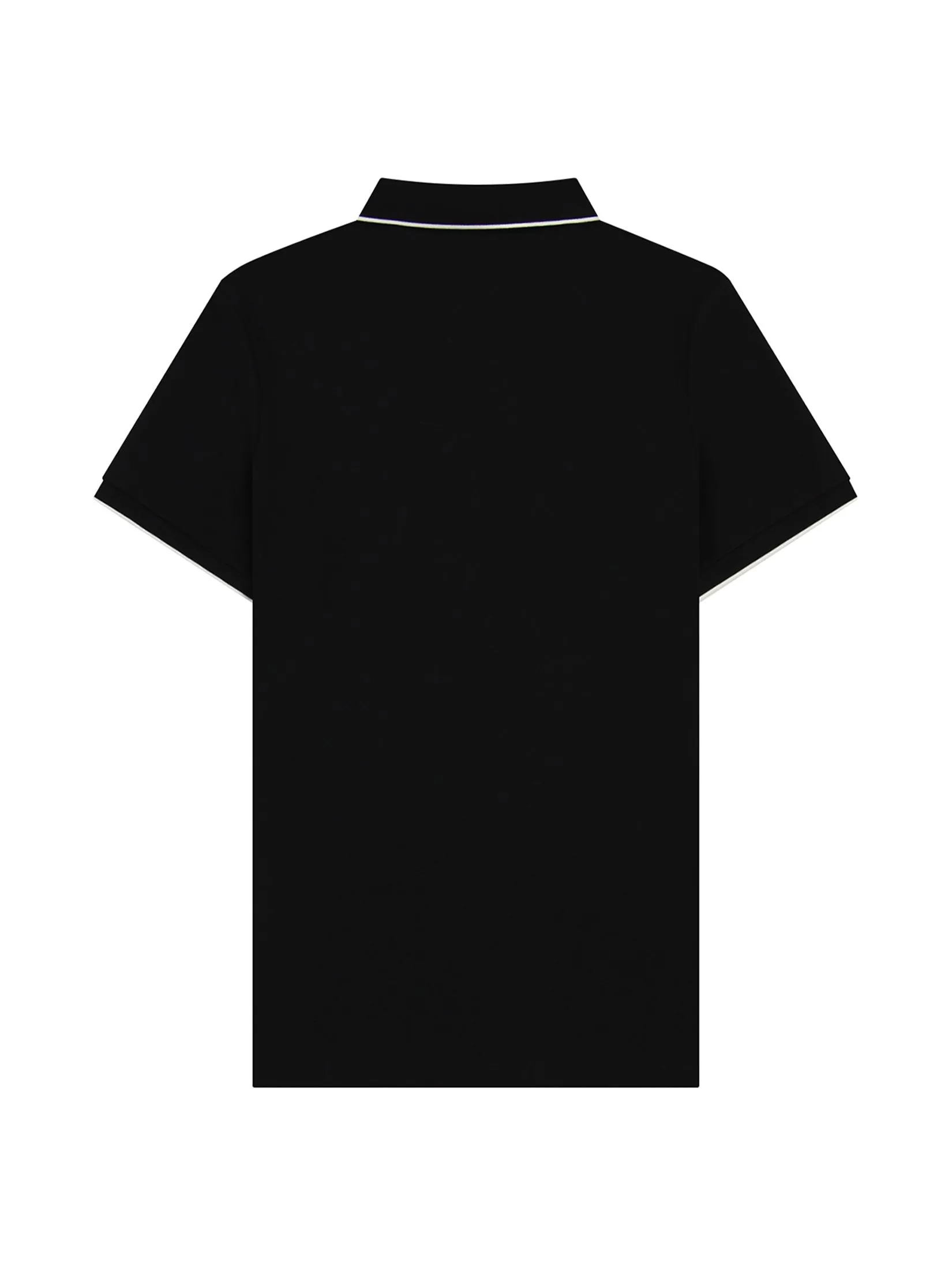 GIORDANO Beau Monde | Men's Cool Jade Solid Polo (Online Exclusive) Black