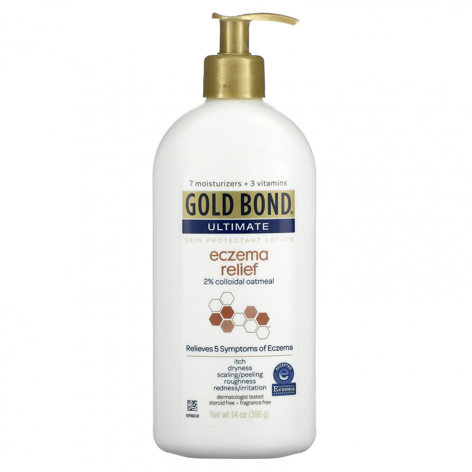 Gold Bond, Ultimate, защитный лосьон для кожи, для снятия экземы, 396 г (14 унций)
