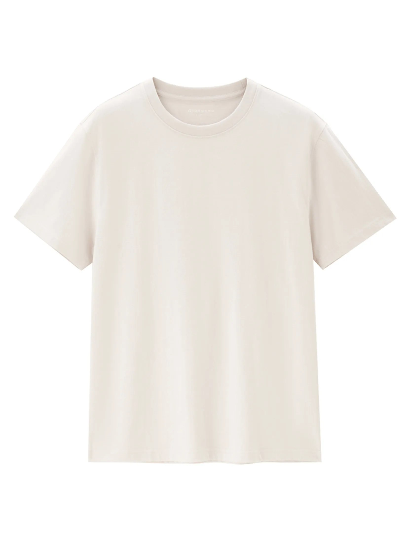 GIORDANO Men s Online Exclusive Soft-Touch Plain T-shirt (Korea) Grey Apricot khaki