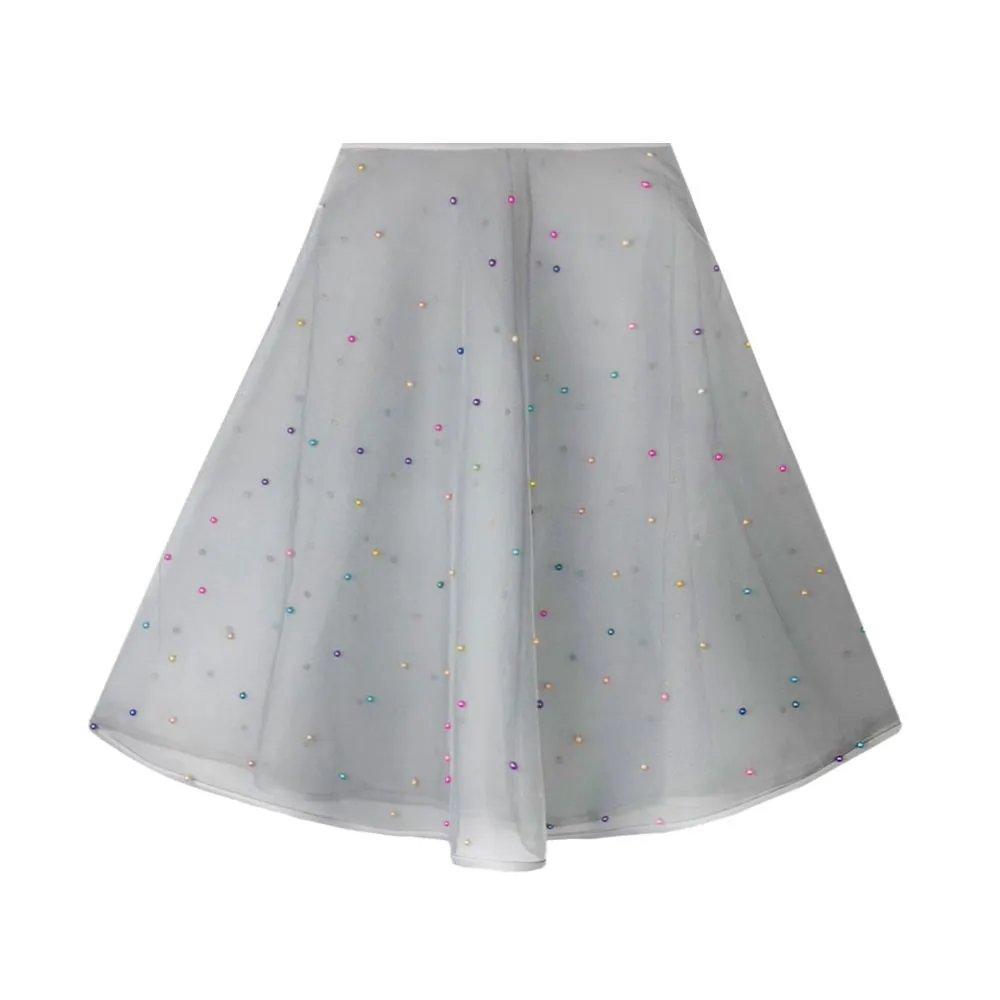 ICONIC Grey SHINING SKIRT Model SHINING5977