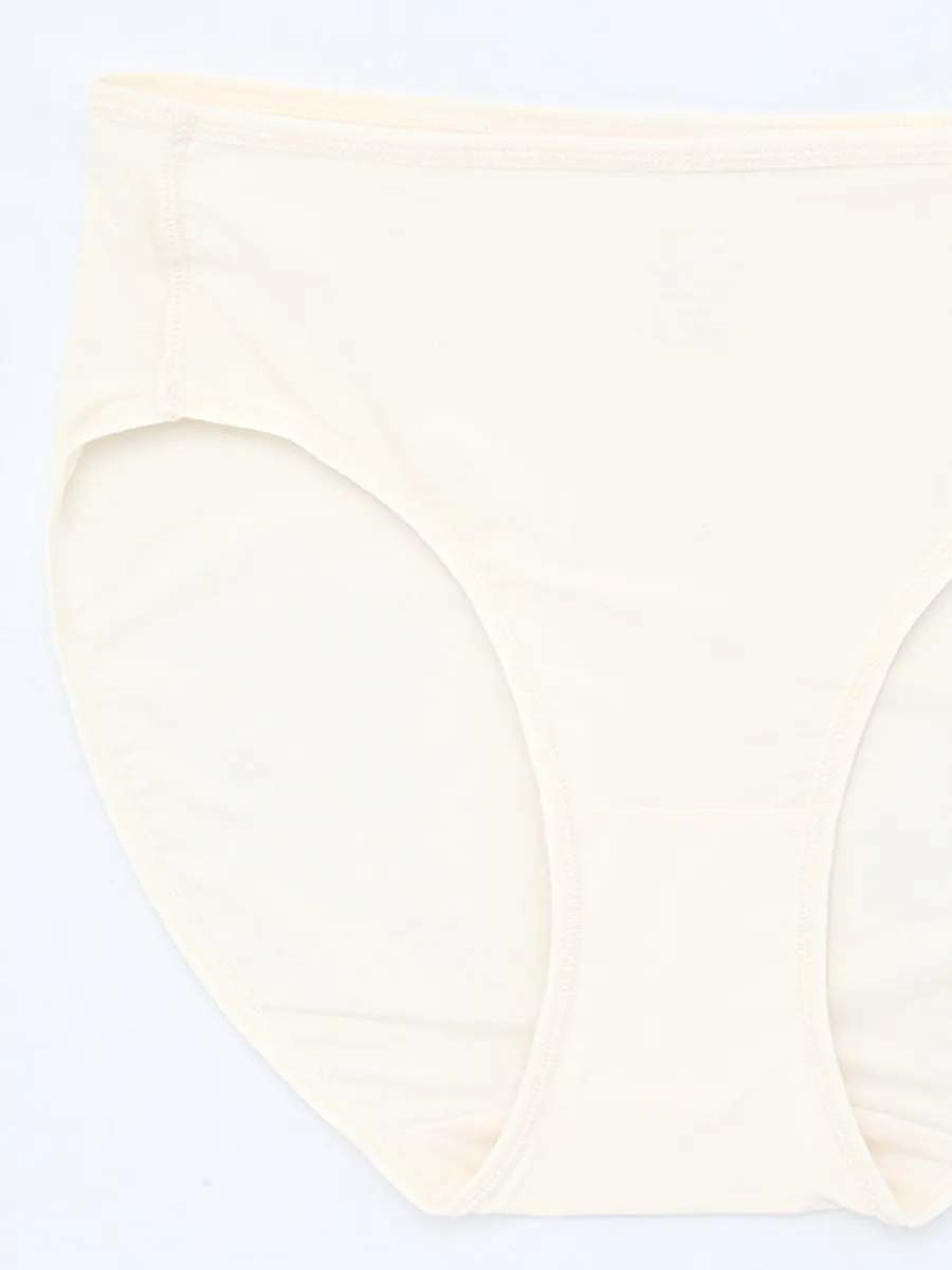 SABINA Fresh Up Mid Waisted Panty - Ivory