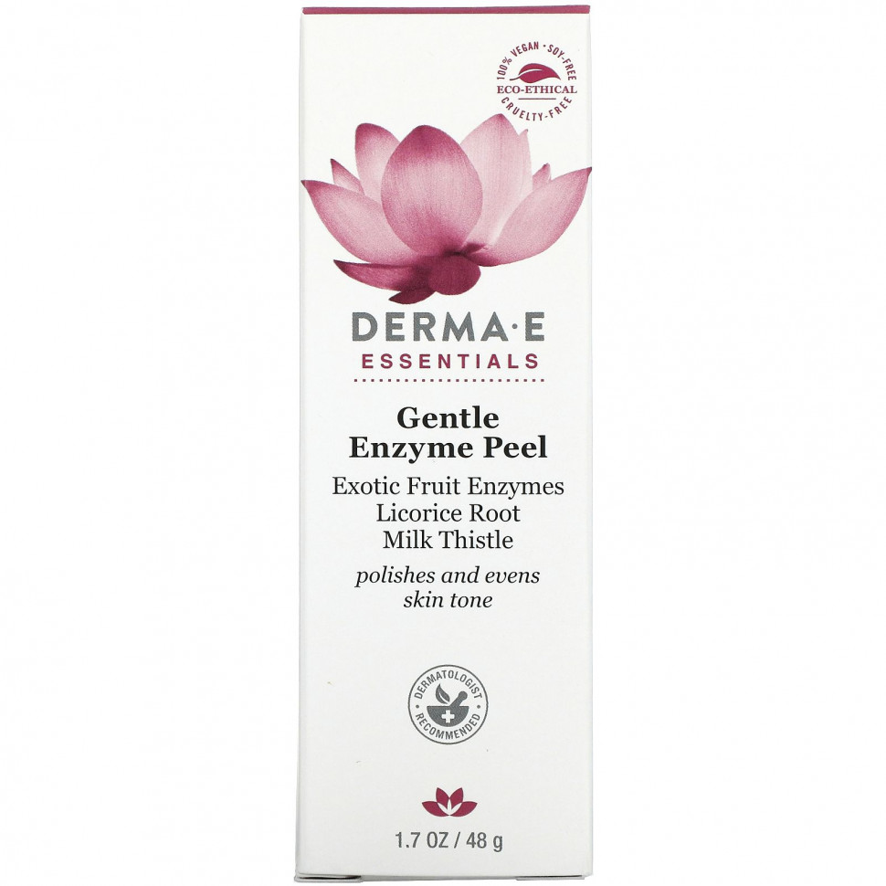 Derma E, Нежный энзимный пилинг, 48 г (1,7 унции)
