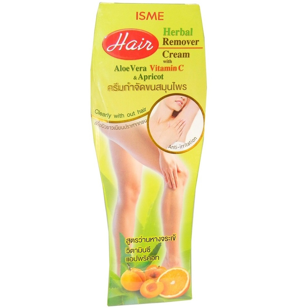 Крем для депиляции с алоэ вера и маслом абрикоса Isme 100 гр