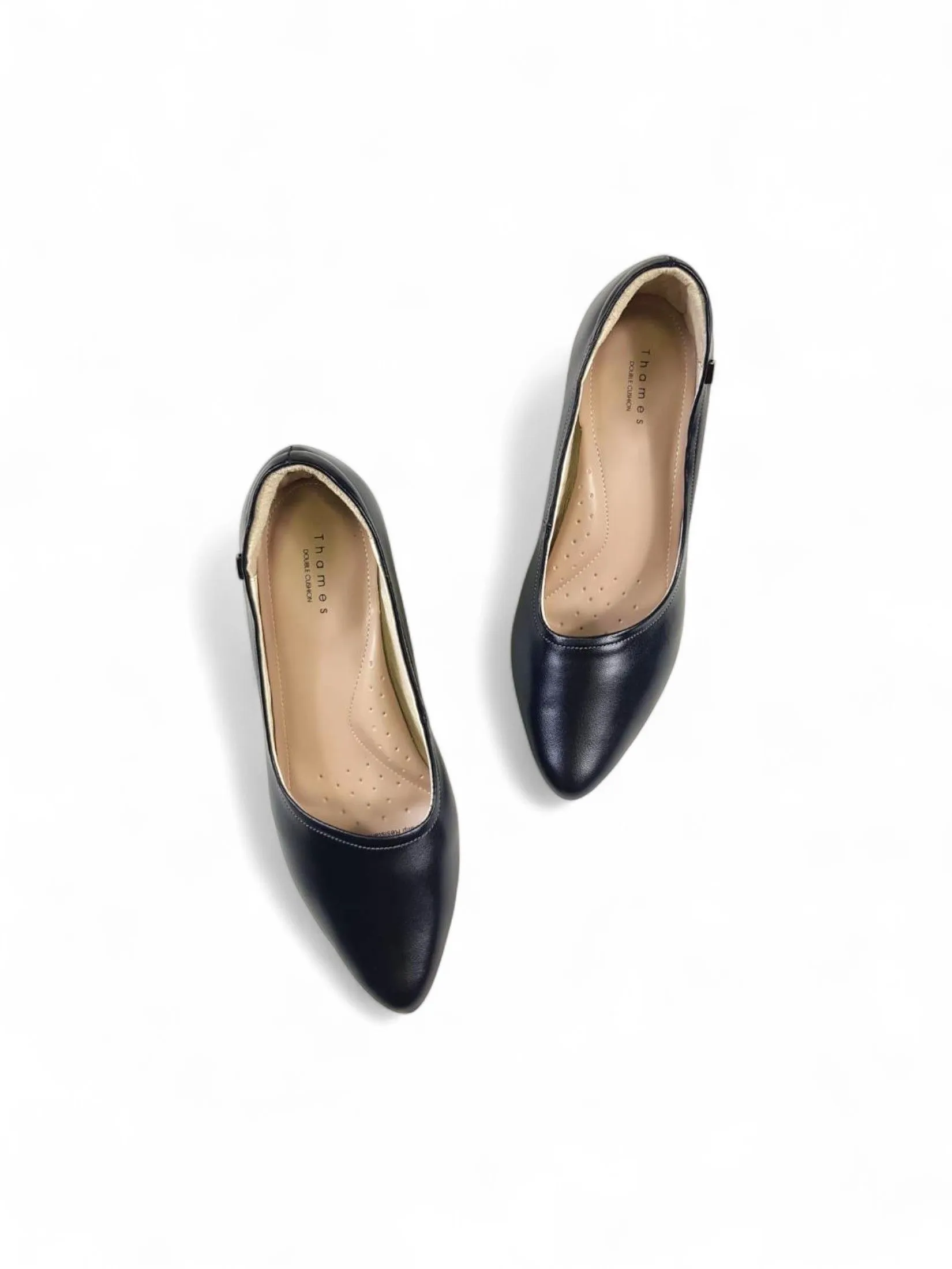 THAMES Women 2.8 inch high heel shoes black