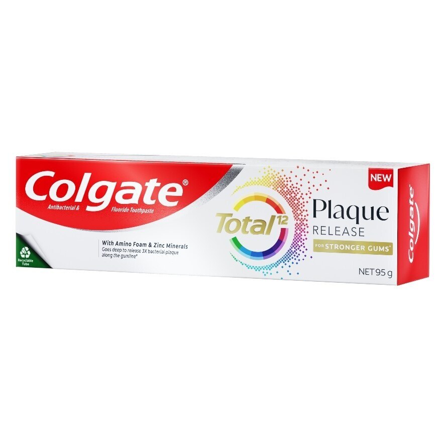 Colgate Toothpaste Total Plaque Release Gentle Mint 95 G.