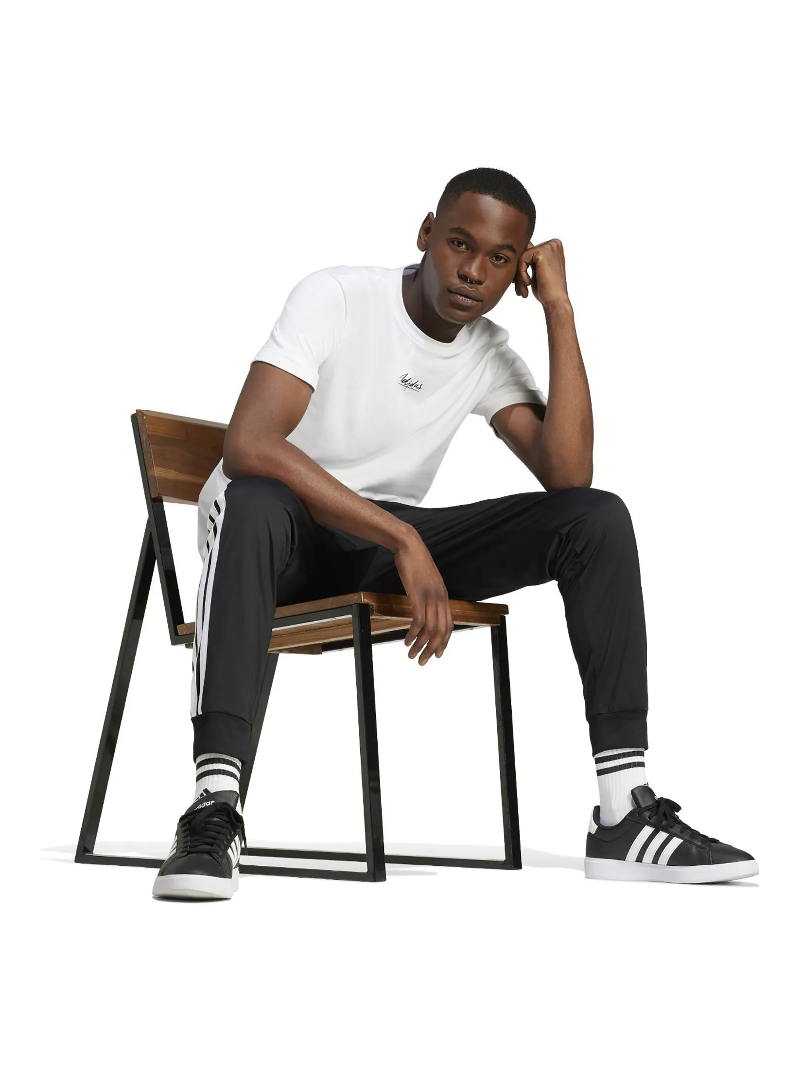 ADIDAS Men T-Shirt Lounge Still Life Lemons Graphic