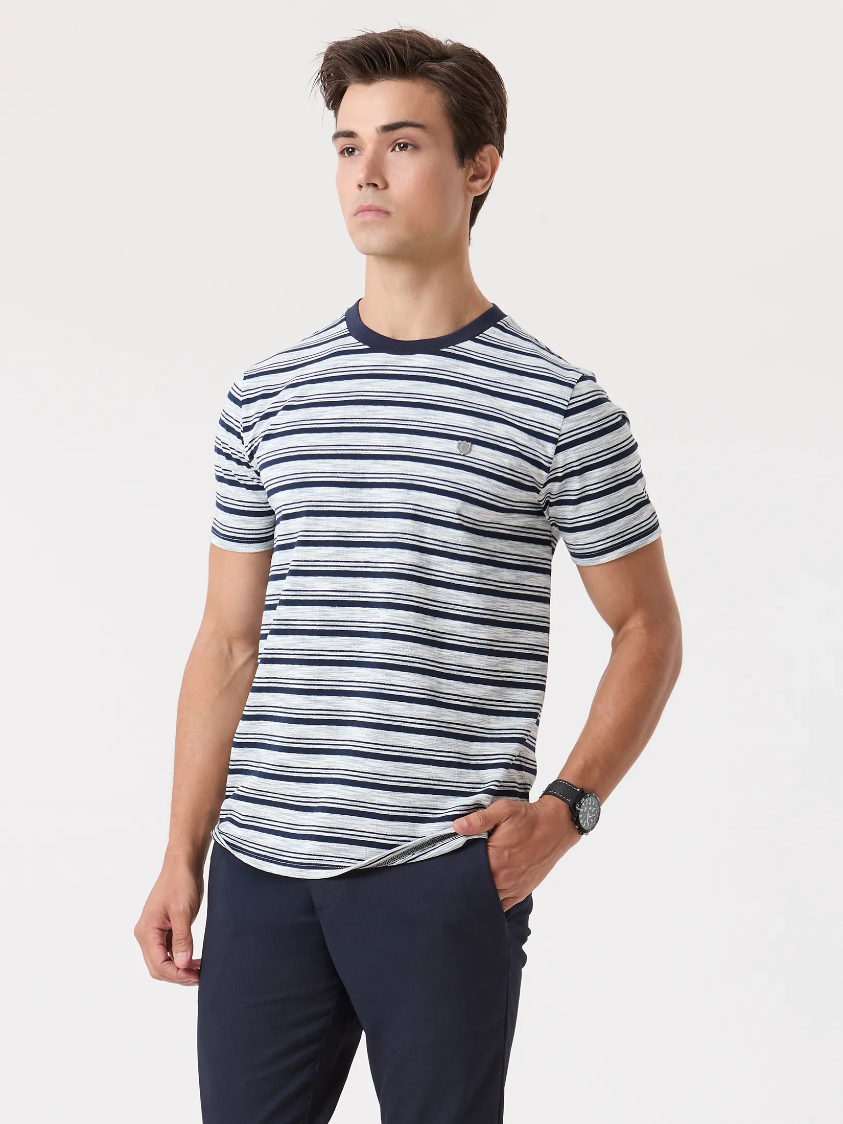LTD T-shirt Man Blue-gray