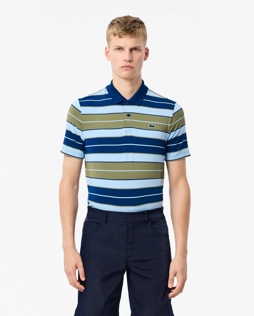 LACOSTE Regular Fit UV Protect Golf Polo Shirt Green