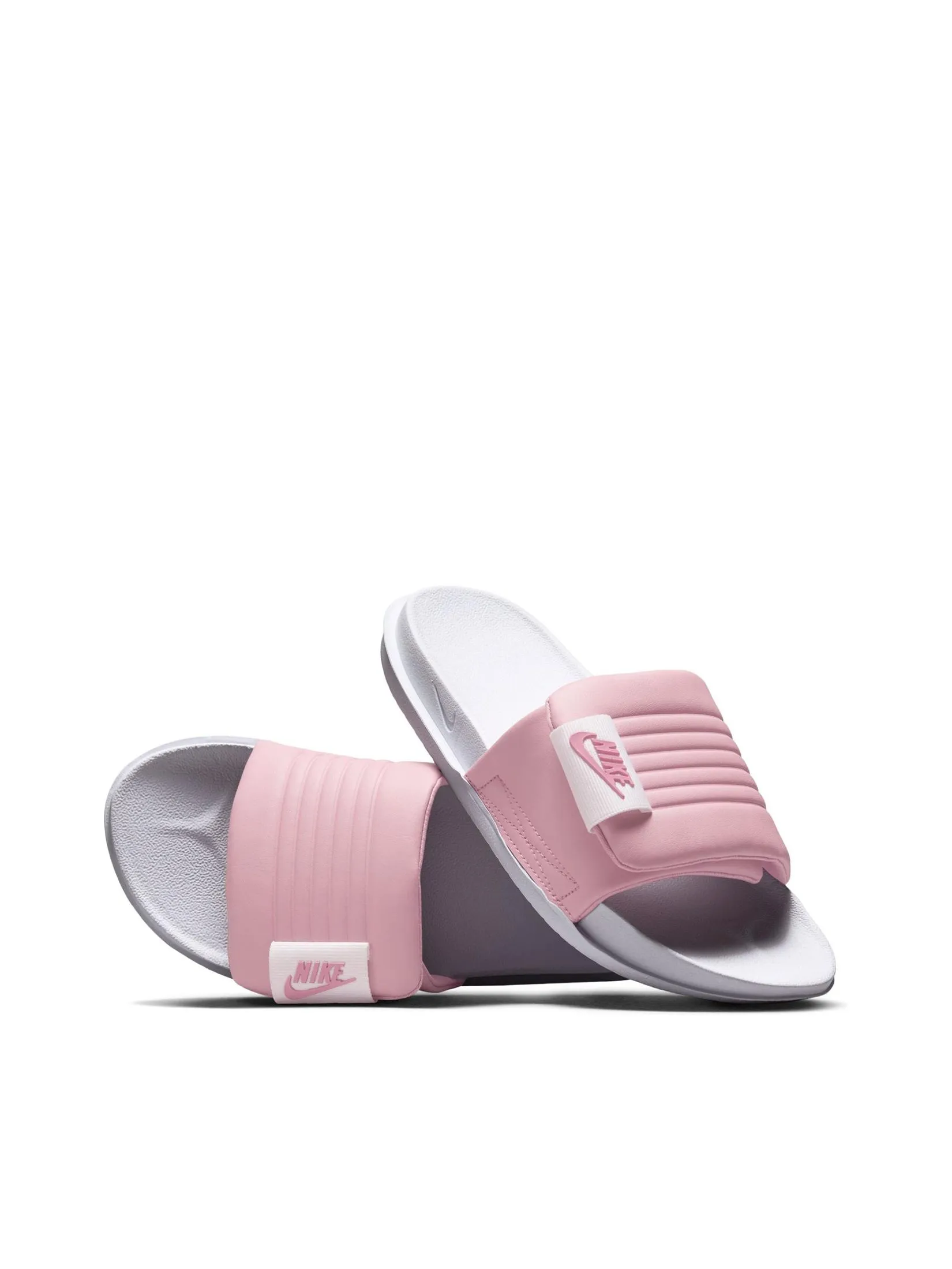 NIKE Women Slide Offcourt Adjust White/Elemental Pink