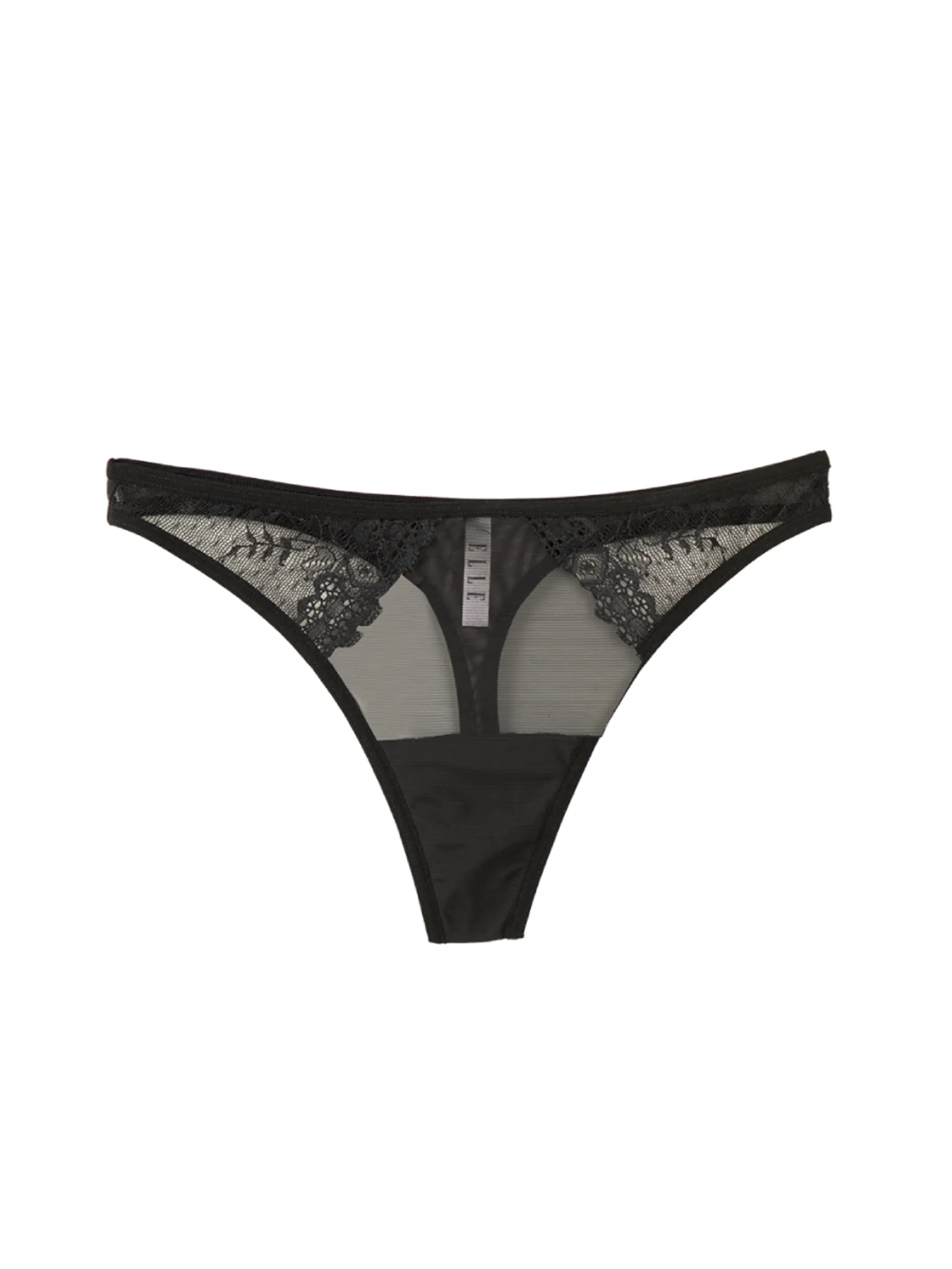 ELLE LINGERIE Women G-String Lowrise Panties LU8703 - Black